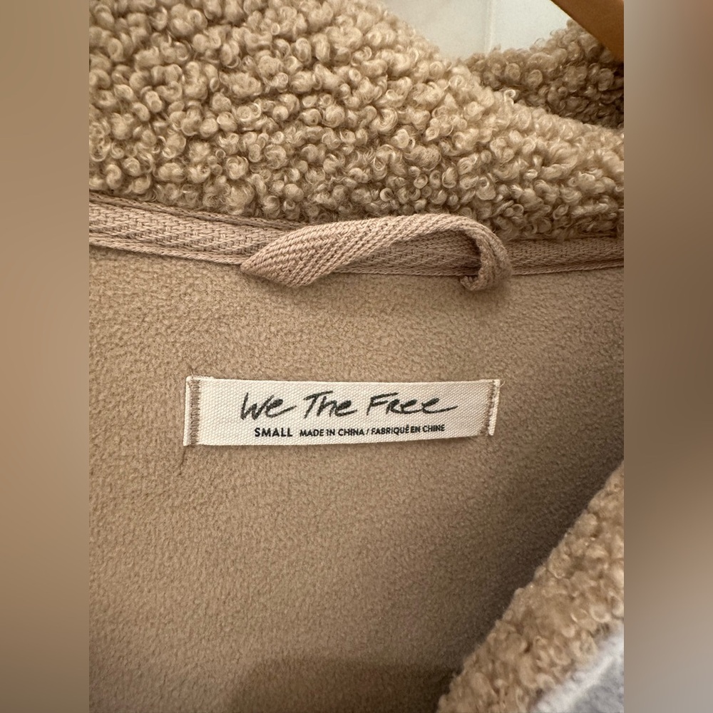 We The Free Tan and White Teddy Jacket - Picture 6 of 6